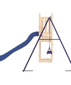 Set Da Gioco Da Esterno In Legno Di Pino Impregnato