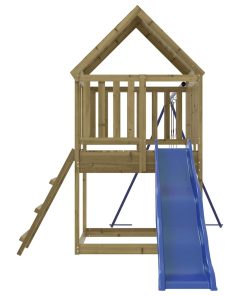 Set Da Gioco Da Esterno In Legno Di Pino Impregnato