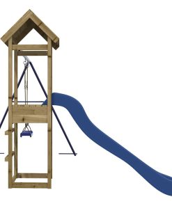 Set Da Gioco Da Esterno In Legno Di Pino Impregnato