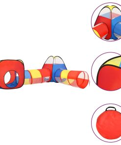 Tenda Da Gioco Per Bambini 250 Palline Multicolore 190x264x90cm
