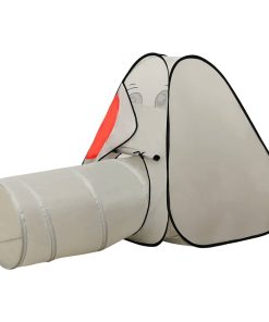 Tenda Gioco Bambini Elefante Grigio 250 Palline 174x86x101 cm