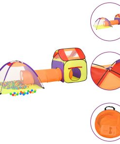 Tenda Da Gioco Bambini 250 Palline Multicolore 338x123x111 cm