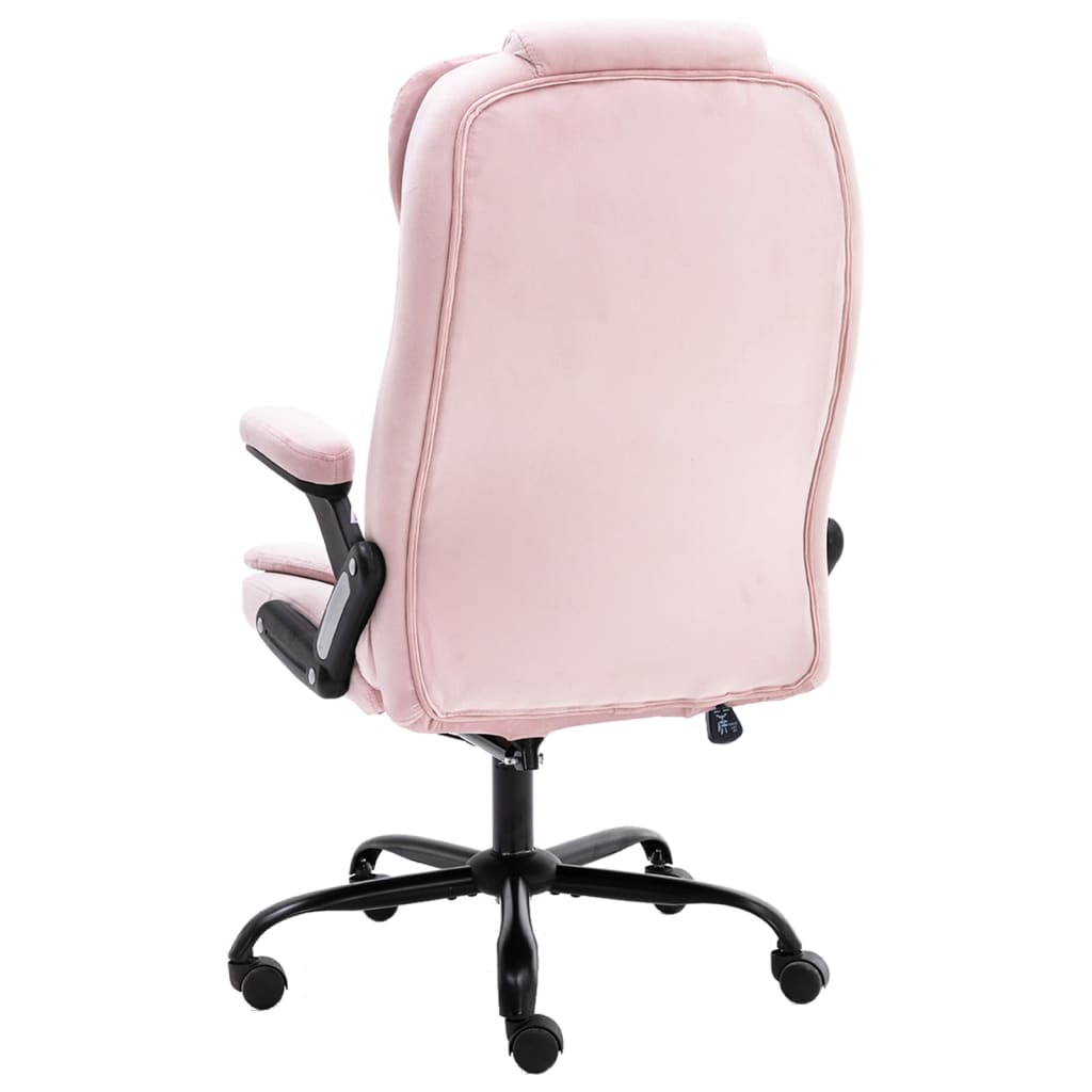 Sedia Da Ufficio Rosa In Velluto