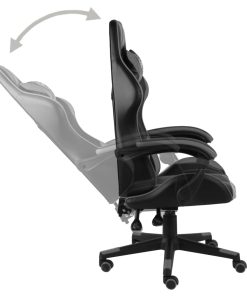 Sedia Da Gaming Nero E Grigio In Similpelle