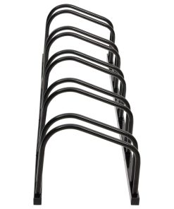 Portabici Per 5 Biciclette Acciaio Nero