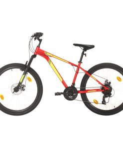 Mountain Bike 21 Speed 27,5" Ruote 38 Cm Rosso