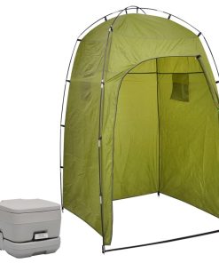 Toilette Portatile Da Campeggio Con Tenda 10+10 L