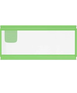 Sponda Letto Di Sicurezza Per Bambini Verde 190x25cm In Tessuto