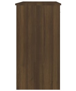 Scrivania Rovere Marrone 80x40x75 Cm In Legno Multistrato