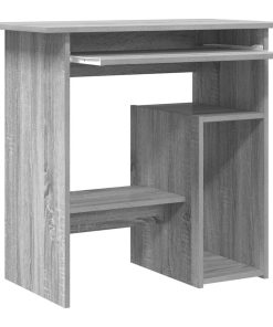 Scrivania Grigio Sonoma 80x45x74 Cm In Legno Multistrato