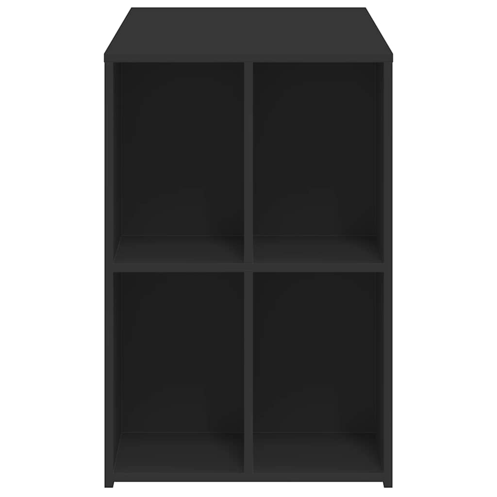 Scrivania Nera 102x50x75 Cm In Legno Multistrato - Image 2