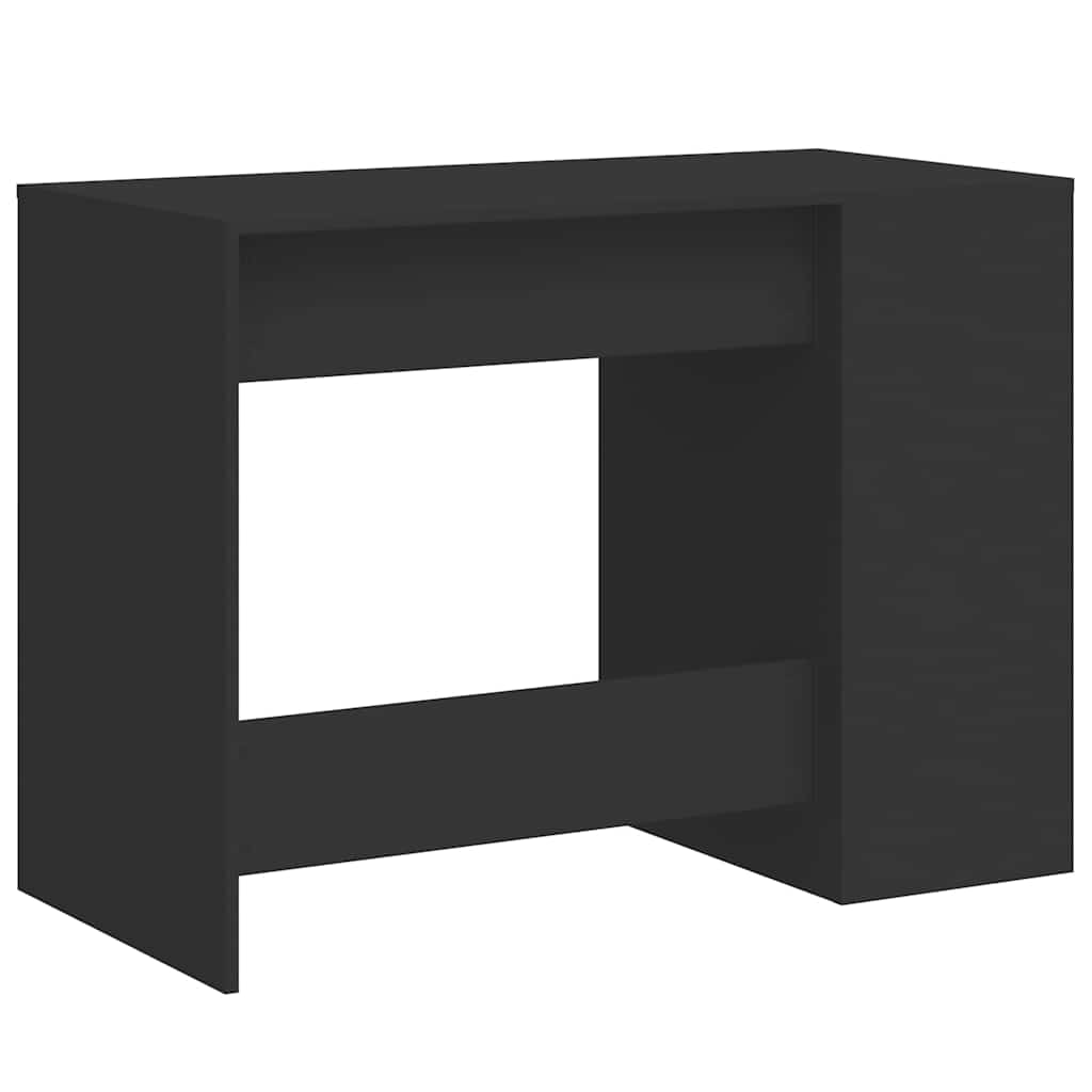 Scrivania Nera 102x50x75 Cm In Legno Multistrato - Image 6