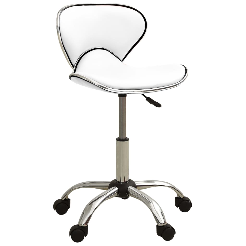 Sedia Da Ufficio Bianca In Similpelle