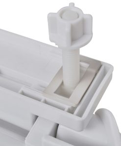 Copriwater A Chiusura Rallentata 2pz Plastica Bianco
