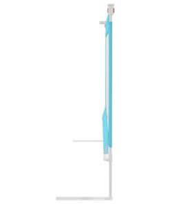 Sponda Letto Di Sicurezza Per Bambini Blu 200x25 Cm In Tessuto