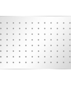 Testa Doccia A Pioggia In Acciaio Inox 20x30 Cm Rettangolare