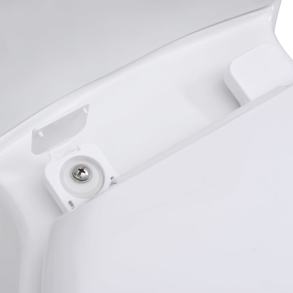 Vaso Wc In Ceramica Da Bagno Ad Angolo Bianco - Image 4