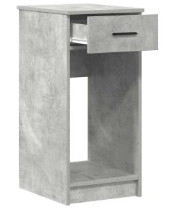 Supporto A Torre Per Computer Con Cassetto Grigio 35x45x77 cm
