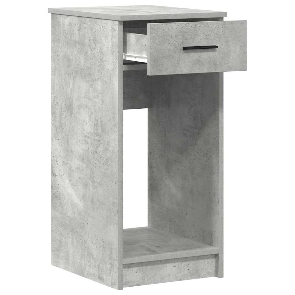 Supporto A Torre Per Computer Con Cassetto Grigio 35x45x77 cm