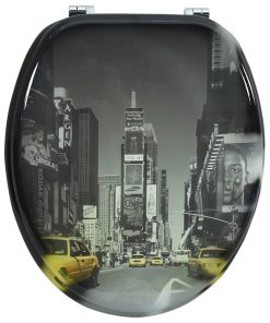 Coperchio Da Toilette In Mdf Con Modello New York