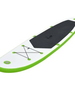 Set Tavola Gonfiabile Da Sup Verde E Bianco