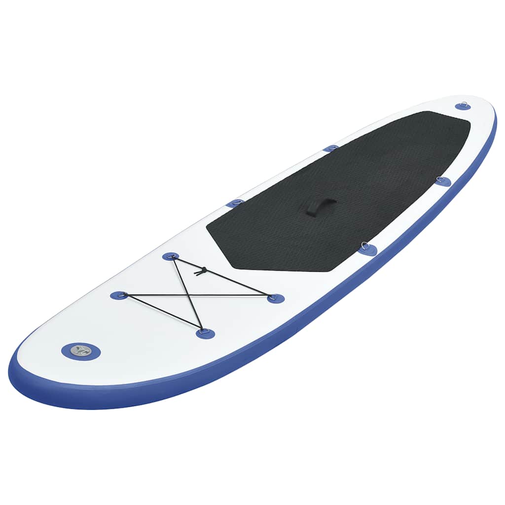 Set Tavola Da Sup E Surf Gonfiabile Blu E Bianco