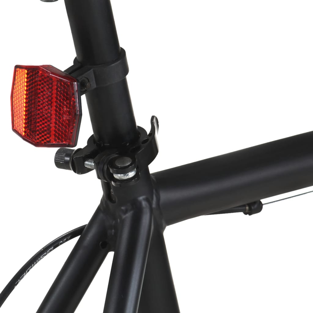 Bicicletta A Scatto Fisso Nera E Verde 700c 59 cm