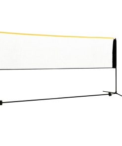 Rete Da Badminton Regolabile 300x103x94-158 Cm In Metallo