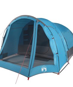 Tenda Familiare Per 6 Persone Blu Impermeabile