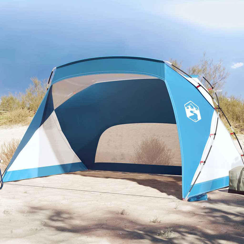 Tenda Da Spiaggia Azzurra 274x178x170/148 Cm Poliestere 185t
