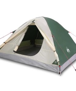 Tenda Da Campeggio A Cupola Per 3 Persone Verde Impermeabile