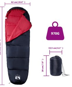 Sacco A Pelo Mummia Da Campeggio Per Adulti 3 Stagioni