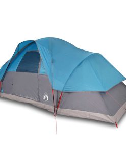 Tenda Da Campeggio A Cupola Per 9 Persone Blu Impermeabile