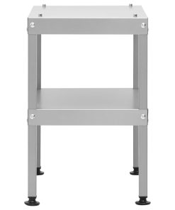 Tavolo Per Forno Affumicatore 40x28x44,5 Cm In Acciaio Zincato