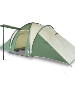 Tenda Da Campeggio A Cupola Per 6 Persone Verde Impermeabile