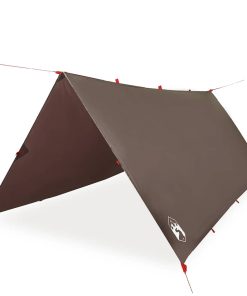 Telone Da Campeggio Marrone 406x306 Cm Impermeabile