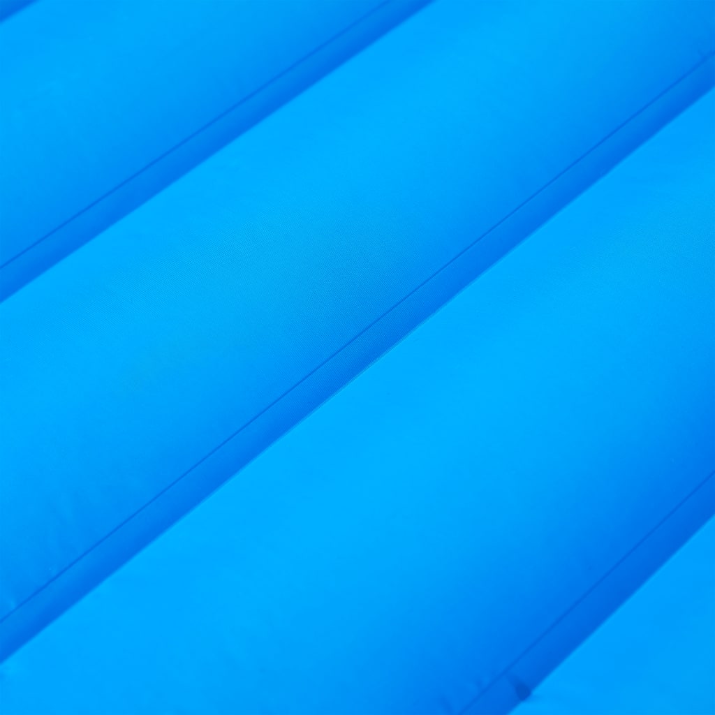 Materasso Da Campeggio Autogonfiabile Con Cuscini 1 Persona Blu