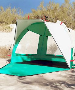 Tenda Da Spiaggia 2 Persone Verde Rilascio Rapido Impermeabile