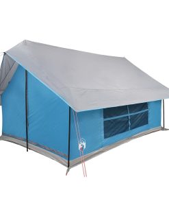 Tenda Da Campeggio Per 5 Persone Blu Impermeabile