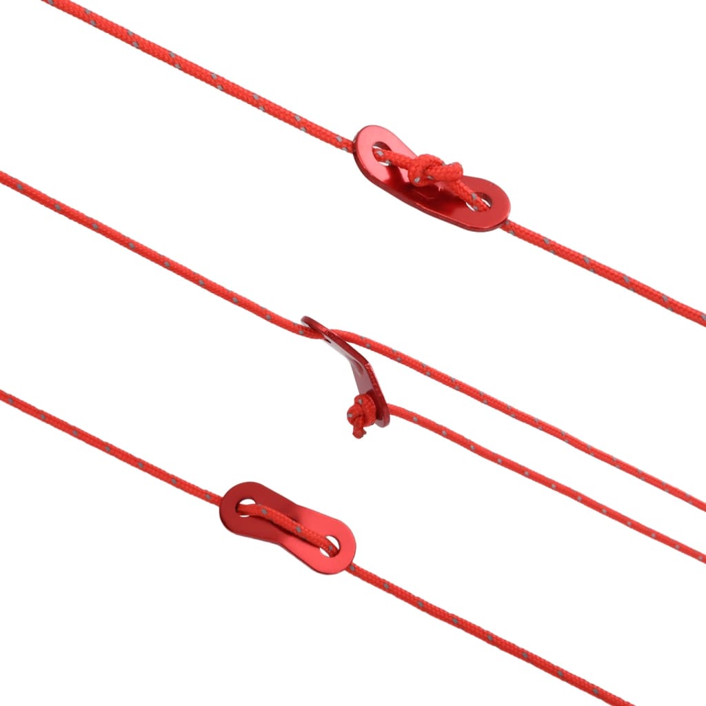 Corda Tenda Con Strisce Riflettenti E Chiavi 50 M 4 mm - Image 5