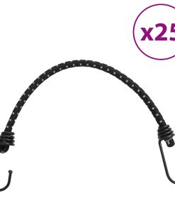 Corde Elastiche Con Strisce Riflettenti E Ganci 25 Pz 46 cm