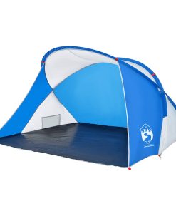 Tenda Da Spiaggia 2 Persone PoP-Up Azzurra Impermeabile