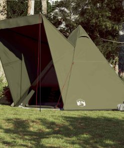Tenda Familiare Tipi Per 6 Persone Verde Oliva Impermeabile