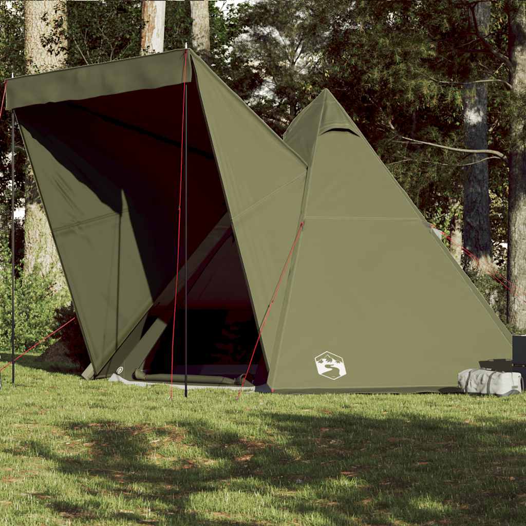 Tenda Familiare Tipi Per 6 Persone Verde Oliva Impermeabile