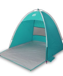 Tenda Da Spiaggia 3 Persone Verde Mare Impermeabile