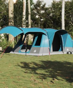 Tenda Da Campeggio A Tunnel Per 5 Persone Blu Impermeabile