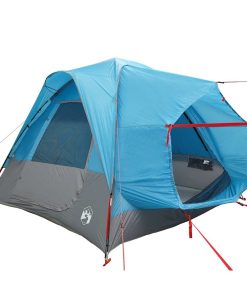Tenda Da Campeggio Per Auto Per 4 Persone Blu Impermeabile