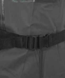 Wader Con Stivali E Cintura Verde Scuro Taglia 38