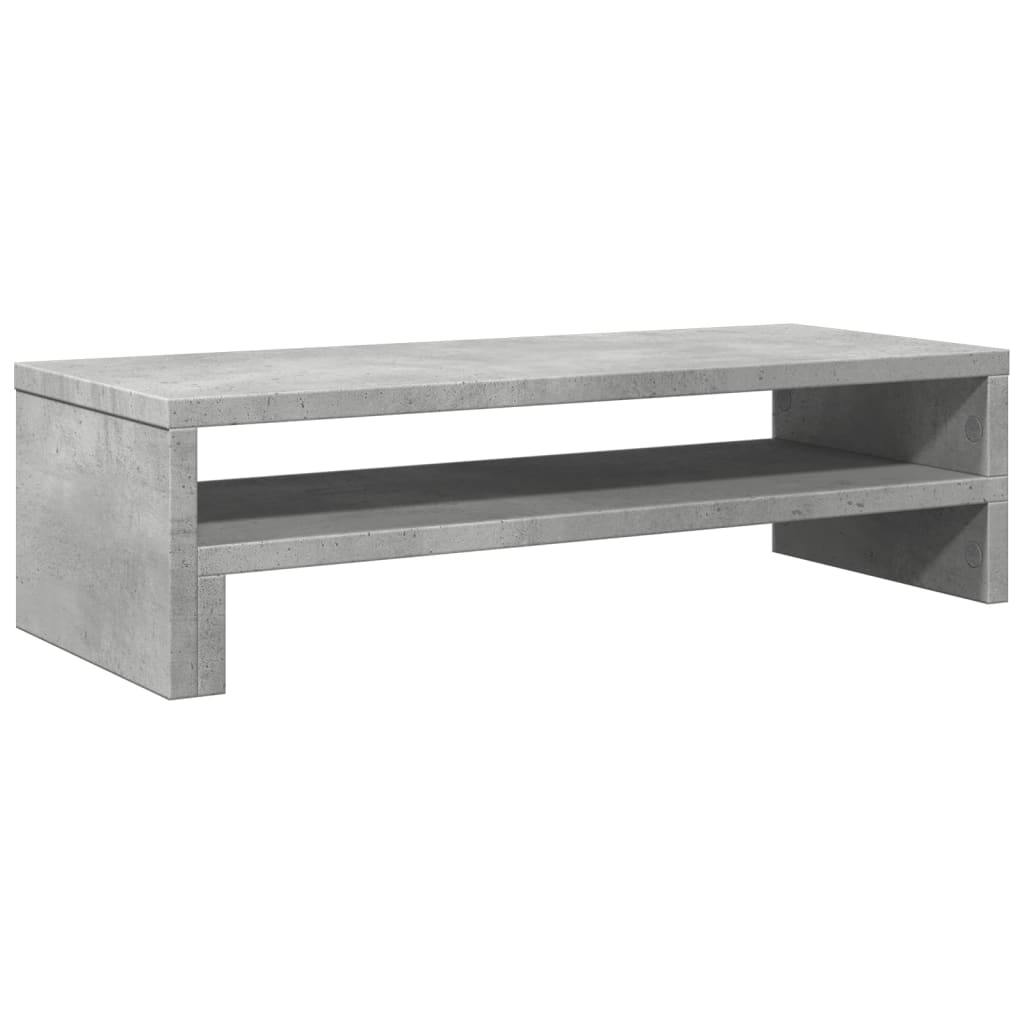 Supporto Per Monitor Grigio Cemento 54x22x15 Cm In Truciolato