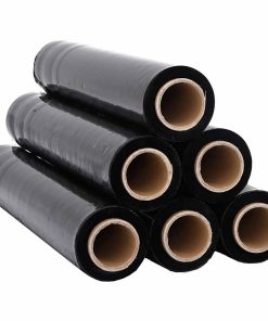 Film Estensibile 6 Pz Nero 20 µm 50 Cm X 150 M